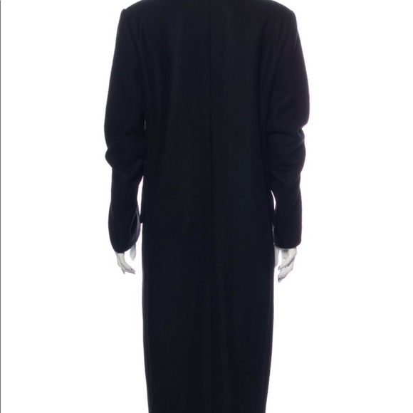 Carolina Herrera wool coat with taffeta bow - Picture 3 of 7